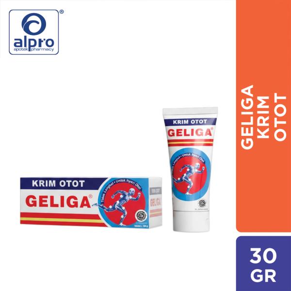 Krim Otot Geliga 30G Krim Pereda Pegal Dan Nyeri Otot